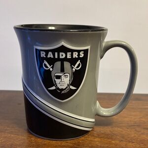 NFL Raiders Black and Gray Mug